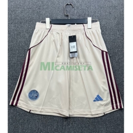 Pantalón Corto Ajax Tercera Equipación 2025/2026 Blanco Roto