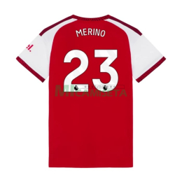 Camiseta MERINO 23 Arsenal Primera Equipación 2026/2027 Rojo/Blanco Premier League