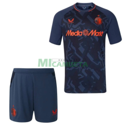 Camiseta Feyenoord Tercera Equipación 2026/2027 Azul Marino/Naranja Niño Kit