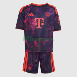 Camiseta Bayern Múnich Tercera Equipación 2026/2027 Morado Niño Kit