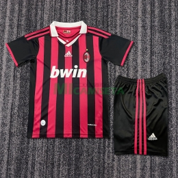 Camiseta AC Milan Primera Equipación Retro 2009/10 Niño Kit