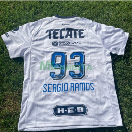 Camiseta SERGIO RAMOS 93 Monterrey Segunda Equipación 2025/2026 Blanco