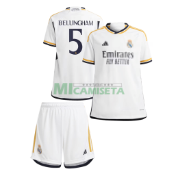 Camiseta Bellingham 5 Real Madrid Primera Equipación 2023/2024 Niño Kit