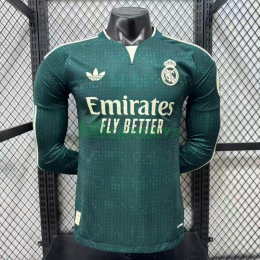 Camiseta Real Madrid Segunda Equipación 2026/2027 ML Verde Oscuro (EDICIÓN JUGADOR)