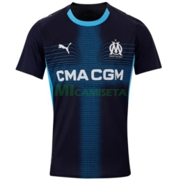 Camiseta Olympique Marsella Segunda Equipación 2025/2026 Azul Marino
