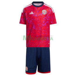 Camiseta Costa Rica Primera Equipación Mundial 2026 Rojo Niño Kit