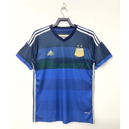 Camiseta Argentina Segunda Equipación 2014 Retro