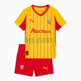 Camiseta RC Lens Primera Equipación 2025/2026 Amarillo/Rojo Niño Kit