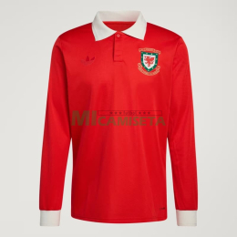 Camiseta Gales 150 Aniversario Edición 2026 ML Rojo