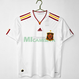 Camiseta España Segunda Equipación Retro 2011/12 Blanco