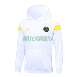 Sudadera De Entrenamiento PSG 2023/2024 Con Capucha Blanco/Amarillo