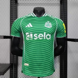 Camiseta Newcastle United Segunda Equipación 2025/2026 Verde (EDICIÓN JUGADOR)