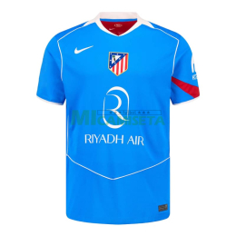 Camiseta Atlético de Madrid Tercera Equipación 2025/2026 Azul/Rojo