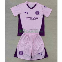 Camiseta Girona Tercera Equipación 2024/2025 Niño Kit