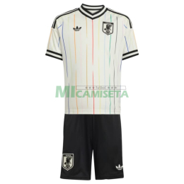 Camiseta Japón Segunda Equipación Mundial 2026 Blanco Niño Kit