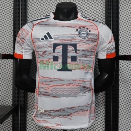 Camiseta Bayern Múnich Segunda Equipación 2025/2026 Blanco (EDICIÓN JUGADOR)