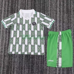 Camiseta Nigeria Segunda Equipación Retro 1994 Verde/Blanco Niño Kit