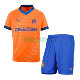Camiseta Olympique Marsella Tercera Equipación 2024/2025 Niño Kit