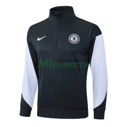 Chaqueta Chelsea 2025/2026 Gris Oscuro/Blanco