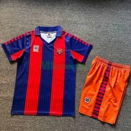 Camiseta Barcelona Primera Equipación Retro 1991/92 Niño Kit