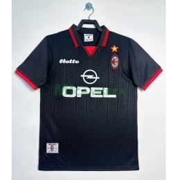 Camiseta AC Milan Cuarta Equipación Retro 1997/98 Negro