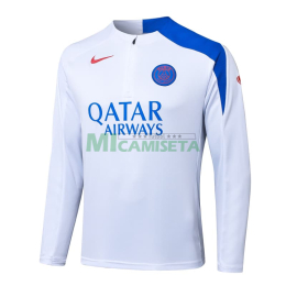 Sudadera De Entrenamiento PSG 2025/2026 Blanco/Azul