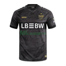 Camiseta VfB Stuttgart Tercera Equipación 2025/2026 Gris/Negro