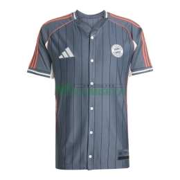 Camiseta Bayern Múnich 2025/2026 Baseball Shirt Gris