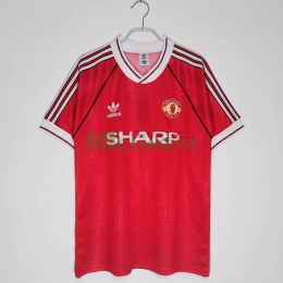 Camiseta Manchester United Primera Equipación Retro 1991/92