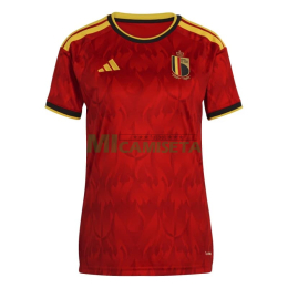 Camiseta Bélgica Primera Equipación Mundial 2026 Rojo Mujer