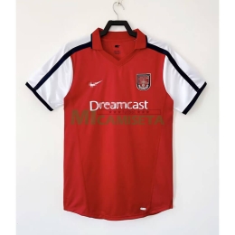 Camiseta Arsenal Primera Equipación Retro 2001/02