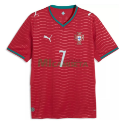 Camiseta Ronaldo 7 Portugal Primera Equipación Mundial 2026 Rojo