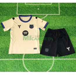 Camiseta Barcelona 2025/2026 Caqui Niño Kit