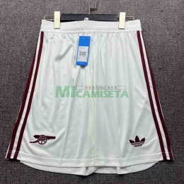 Pantalón Corto Arsenal Tercera Equipación 2025/2026 Blanco