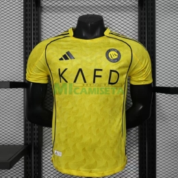 Camiseta Al Nassr Primera Equipación 2025/2026 Amarillo (EDICIÓN JUGADOR)