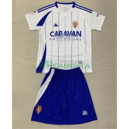 Camiseta Real Zaragoza Primera Equipación 2024/2025 Niño Kit