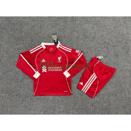 Camiseta Liverpool Primera Equipación 2025/2026 ML Rojo Niño Kit