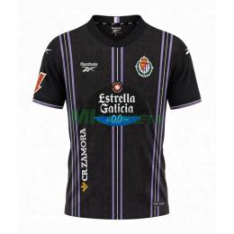 Camiseta Real Valladolid Segunda Equipación 2026/2027 Negro con Parche La Liga