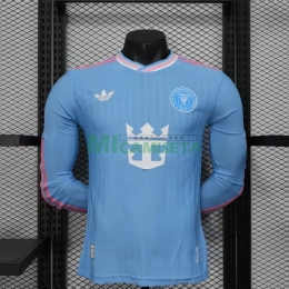 Camiseta Inter Miami Tercera Equipación 2025/2026 ML Azul Claro (EDICIÓN JUGADOR)