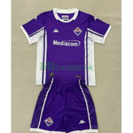 Camiseta Fiorentina Primera Equipación 2025/2026 Morado Niño Kit