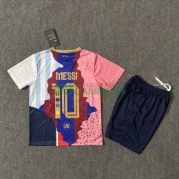 Camiseta MESSI 10 2025 Edición Conmemorativa Multicolor Niño Kit