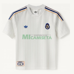Camiseta Real Madrid Terrace Icons Retro 2025/26 Blanco