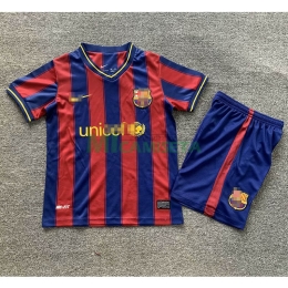 Camiseta Barcelona Primera Equipación Retro 2009/10 Niño Kit
