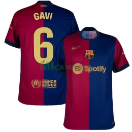 Camiseta Gavi 6 Barcelona Primera Equipación 2024/2025