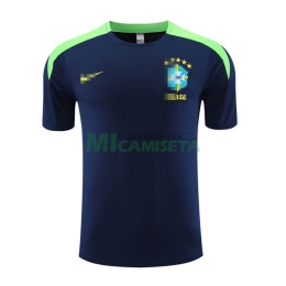 Camiseta de Entrenamiento Brasil 2023 Azul Marino/Verde