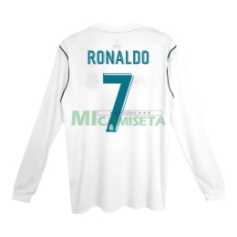 Camiseta RONALDO 7 Real Madrid Primera Equipación Retro 2017/18 ML