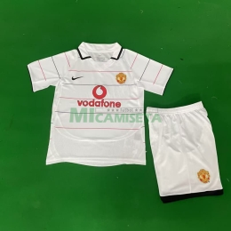 Camiseta Manchester United Tercera Equipación Retro 2003/05 Niño Kit