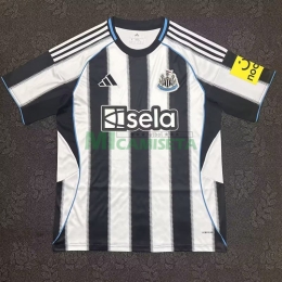 Camiseta Newcastle United Primera Equipación 2025/2026 Negro/Blanco