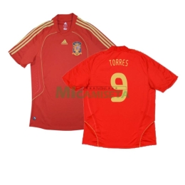 Camiseta TORRES 9 España Primera Equipación Retro 2008