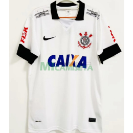 Camiseta Corinthians Primera Equipación Retro 2013/2014 Blanco